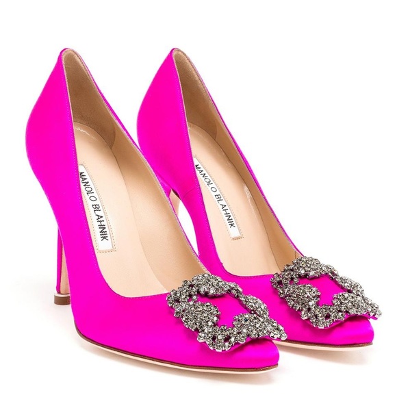 Manolo blahnik pink heels Clearance